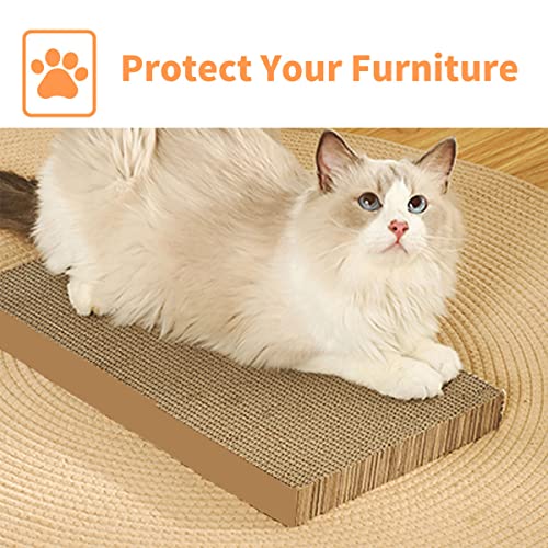 Agym Cat Scratcher Cardboard Box For Indoor Cats 5 Packs In 1, Cat Scratching Pad Cardboard Box For Indoor Cats And Kitten, Large Size Cat Scratch Pad Board Easy For Cats To Scratch #TOP5