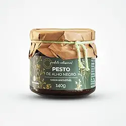 Molho Pesto de Alho Negro 140g - Alho Negro do Sítio