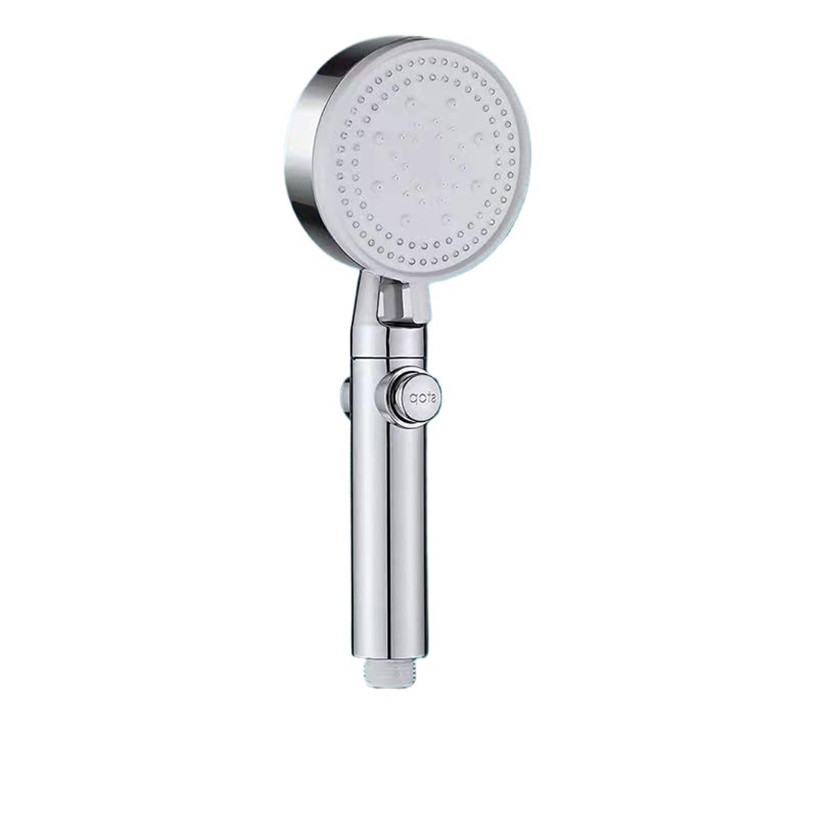 Mqfbnnp Silver Shower Head Shower Head 5 Mode High Pressure Adjustable Multifunction Large Water Spray Nozzle Massage Bathroom Accessories(Silver)
