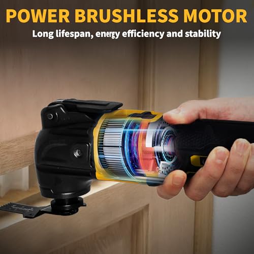 Outil multifonctions oscillant 18V résolvant les découpes difficiles dans les angles fermés - 11