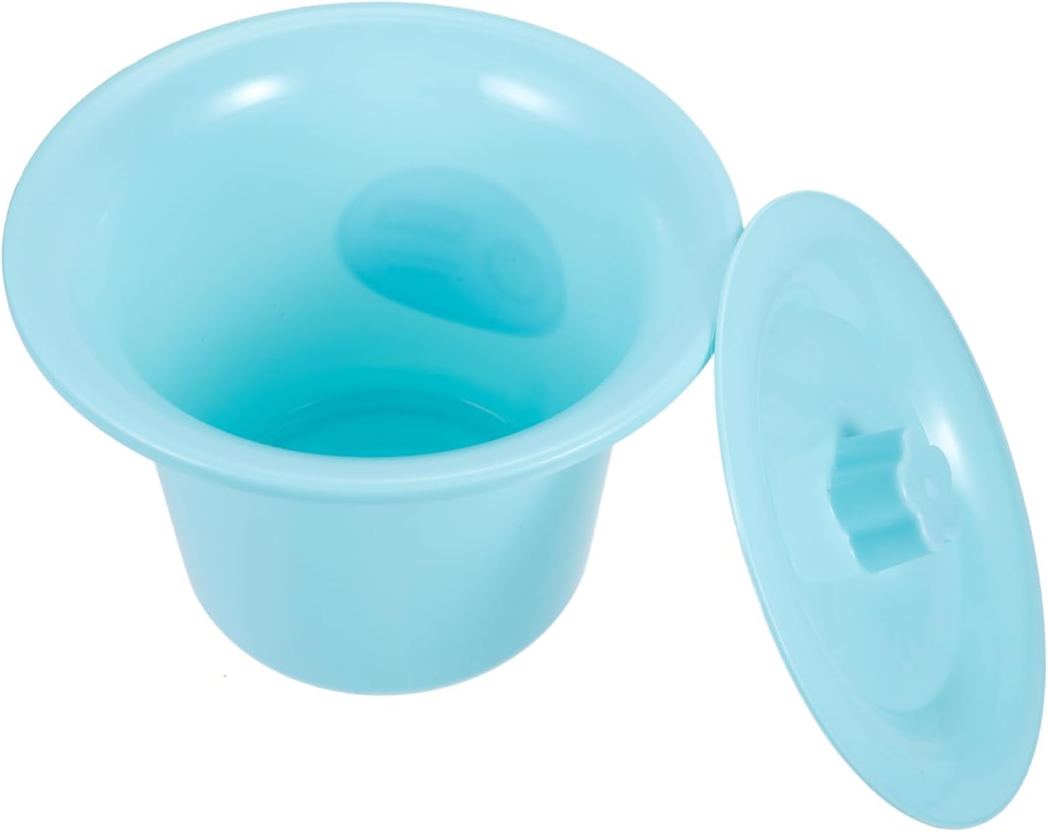 2pcs Chamber Pot Lid Boys and Girls Urinal for Potty Training Portable Lightweight for Elderly Disabled Non-Slip Base