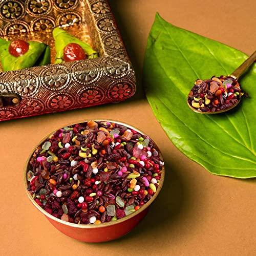 Image of Raja Ji Online Chandan Mukhwas Mouth Freshener | 200 grams | Pack of 1 | Saunf Mix Mukhwas, Sweet Mukhwas