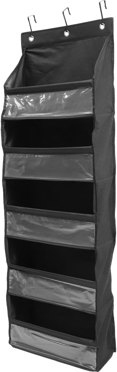 PRETYZOOM Shoe Organizer Door Hanger Over Door Storage Organizer Multi-Layer Hanging Bag Oxford Cloth Wall Storage Bag Large Capacity