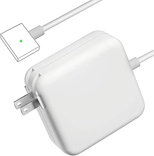 60W Mac Book Pro Charger, Replacement for Mac Book Pro 13-Inch 2012-2015 Retina Display Ac 60W 2 T Connector Power Adapter, Laptop Charger Compatible with Mac Book Pro/Mac Book Air