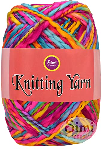 Image of Knitting Yarn Thick Chunky Wool, Sumo Lado 600 GMS Best Used with Knitting Needles-IH Art-HBH