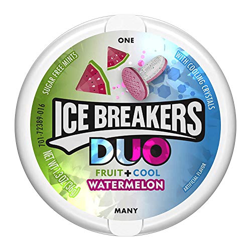Image of Ice Breakers Duo Fruit + Cool Mints, Watermelon, 42 Gram