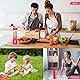 Canareen Tragbarer Mixer Smoothie Maker - 500ML Blender Mixer für Smoothies und Shakes | 4000mAh wiederaufladbarer USB Mini Mixer mit sechs Klingen | Hand Blender (Rosenrot)