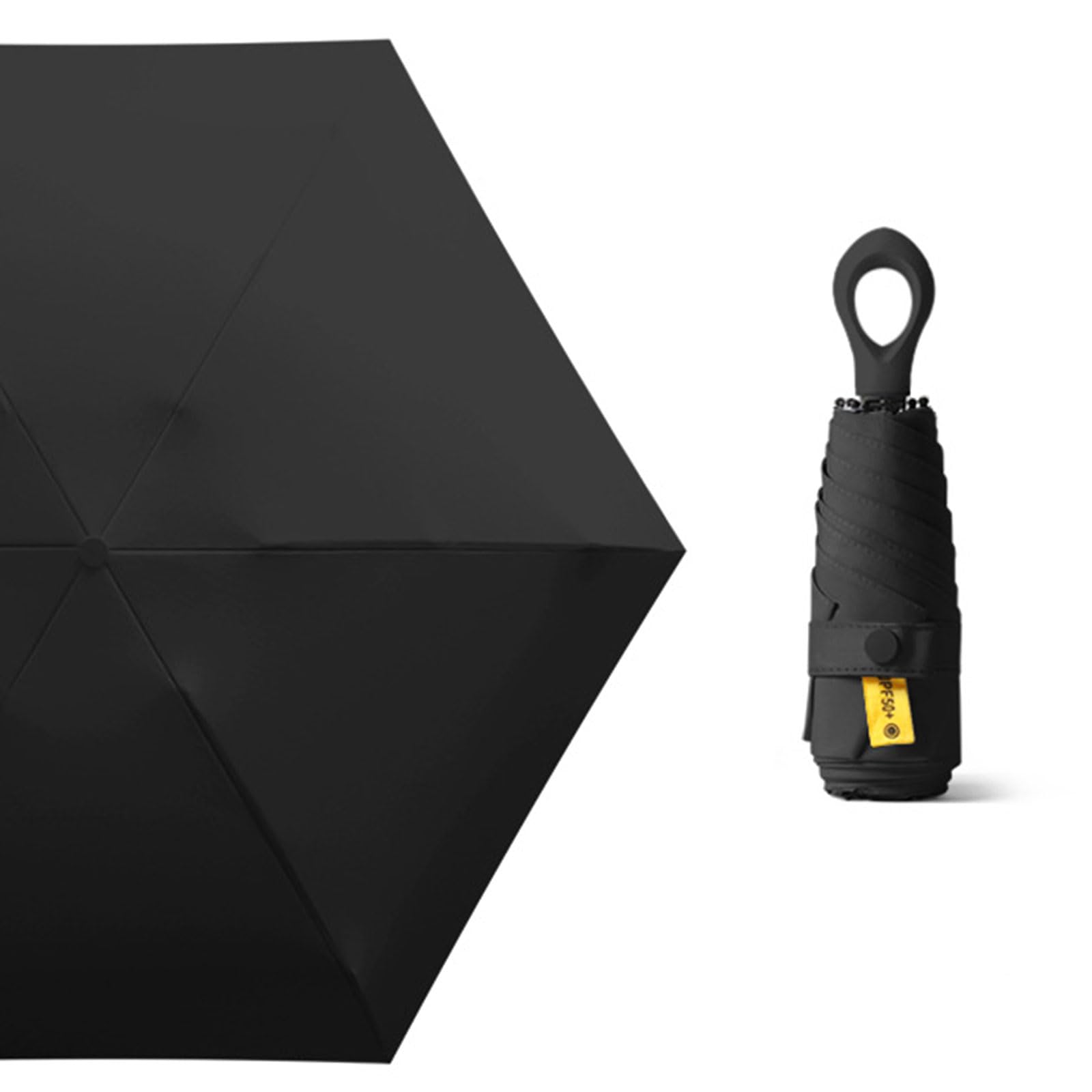 Kalttoy Foldable Umbrella Pocket Sized for Sun and Rain Protections for Women Outdoor Use Pocket Sized