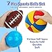 Balls for Toddlers 1-3,Toddler Sports Toys,Set of 7 Kids Ball Soft Foam Baby Sports Balls- Soccer Ball Basketball Baseball Rugby Bounce Ball Playground Indoor Outdoor Toys Gifts,with Free Bump/Bag