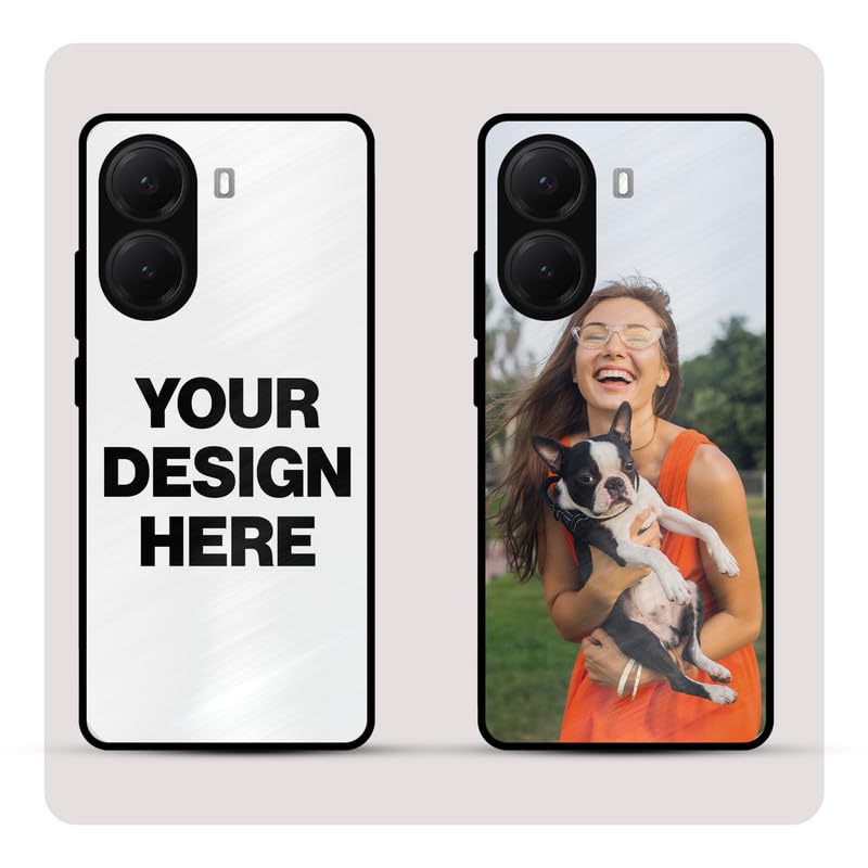 Image of Personalized Back Cover for Poco X7 Pro | Custom Case with Name, Photo or Logo | PrintShield Hybrid with Soft TPU Grip & Scratch Protection