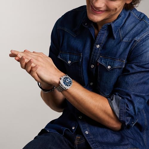 Image of Fossil Men's Watch, Machine Stainless Steel Chronograph Watch for Men