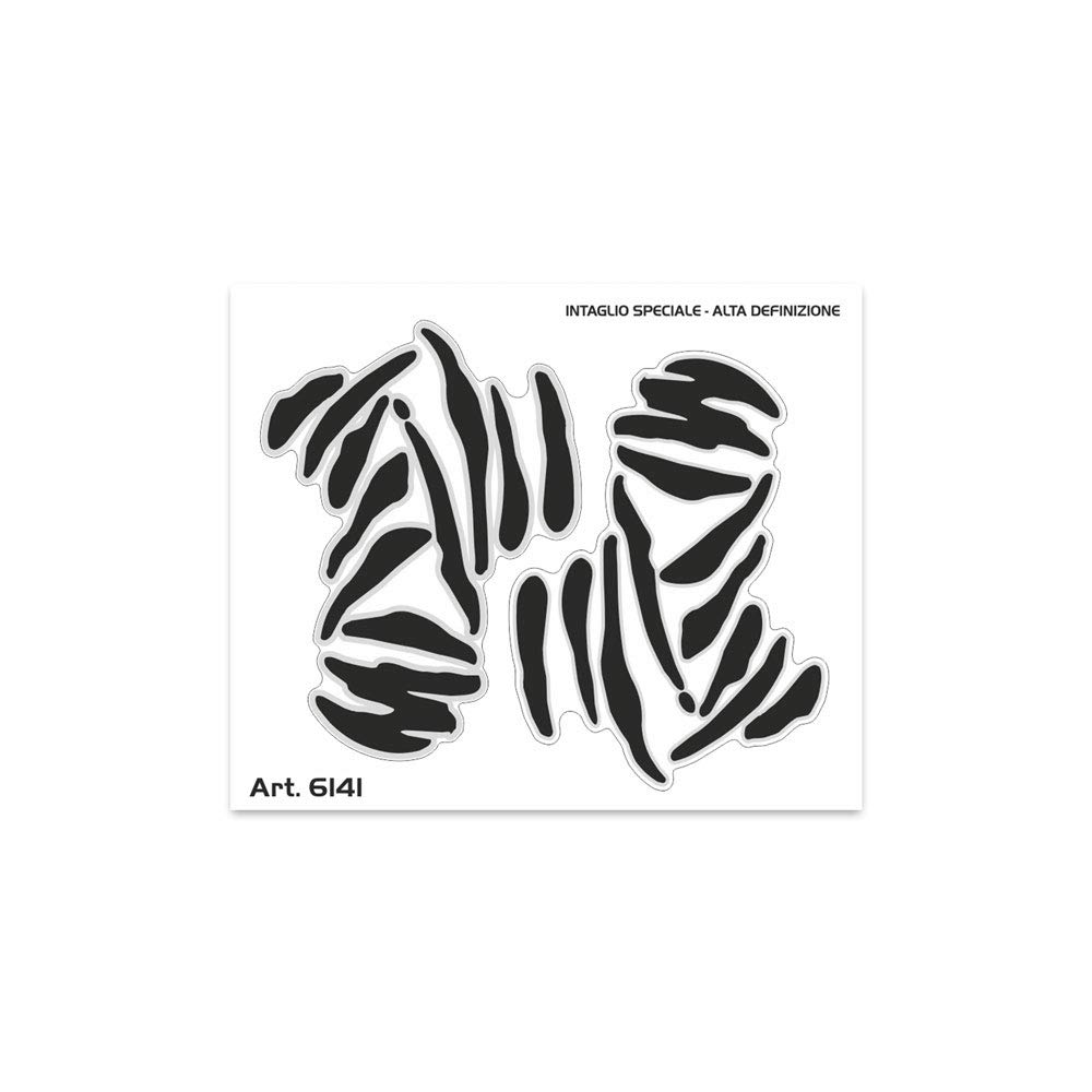 4R Quattroerre.it 6141 Sticker Dakar 10 x 12 cm