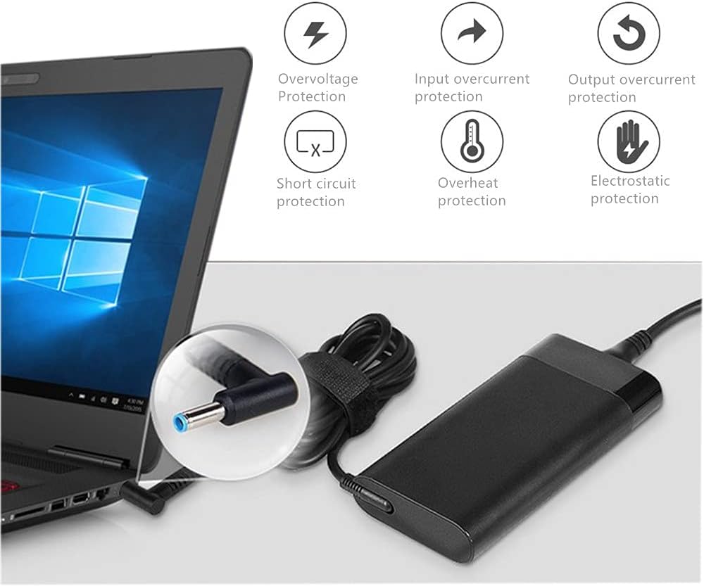 150W Adapter Charger for HP ZBook Studio G3 G4 G5 G6 G7 G8 OMEN by Hp Laptop 15 17 Pavilion Gaming 15 17 Zbook 15 G3 G4 G5 G6 Laptop Adapter Power image 3 of 5 B0BZS9BQTC