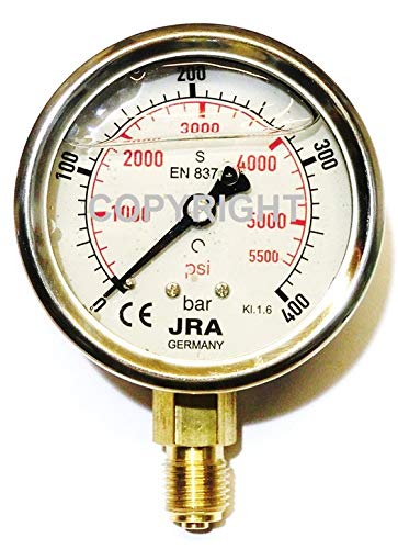 Manometro della glicerina JRA-Longlife 0-400 bar
