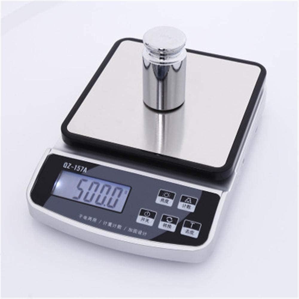 Báscula de gramos portátil, Báscula electrónica de pesaje for café, repostería digital, recargable por USB, con enchufe y batería, duradera.
