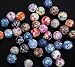 100 Colorful Polymer Clay Beads Assorted Colors 10mm Each