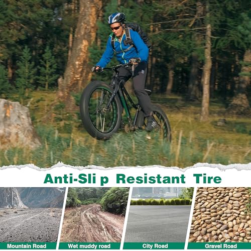 WEEROCK 20/24/26 Inch E Bike Tires Fat Bicycle Tire