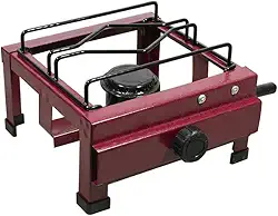 Fogão Fogareiro 1 Boca Mesa Semi Industrial Baixa Pressão Roa