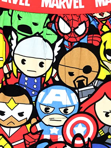 Marvel Kawaii Avengers Superheroes Men's Boxer Lounge Shorts3