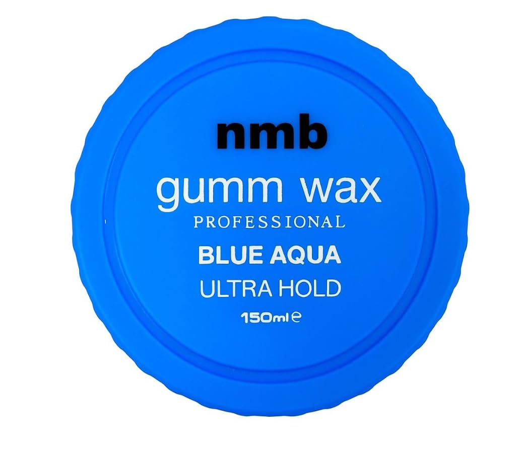NMB Gumm-wax Professional Hair Styling Wax, Red Aqua, Green Matte, Blue Aqua, Black Aqua, 150 ml (Pack of 1) - Image 2