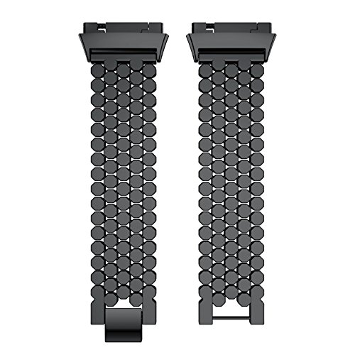 Correa deportiva de acero inoxidable para Fitbit Ionic miniatura 4