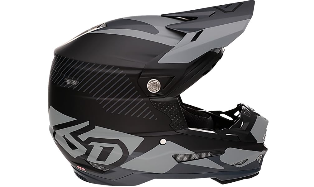 6D ATR-2 Fusion MX Offroad Helmet Black LG