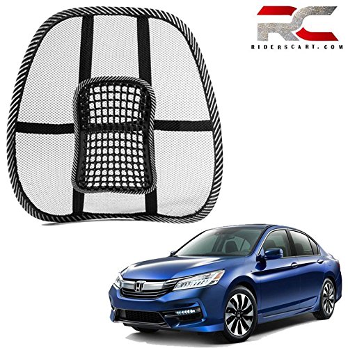 Riderscart Back Rest with Mesh Support for Honda Accord Posture Support