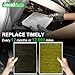 Dacall Cabin Air Filter for Audi 2017-2025 Q5 Q7 A4, A4 allroad, A5 A8 Quattro, A5 A6 Sportback, SQ5 RS5 Q8 S4 S5 A7 Sportback, Replace 4M0819439B, 8W0819439A, CF12211