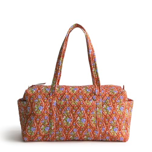 Vera Bradley Women's Original Duffel Bag - Premium Cotton, Garden Paisley, One Size