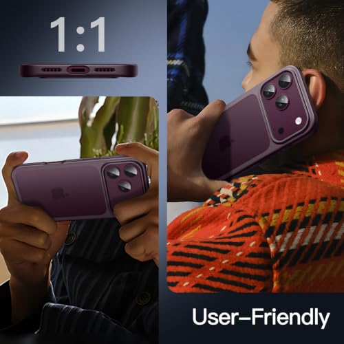 Image of JETech Matte Cover Case for iPhone New Pro, Dark Cherry