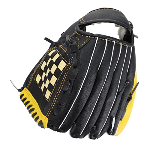 Mipcase Softball Glove for Beginners 10.5 Inch Baseball Glove Pu Glove Lightweight and Impact Resistant