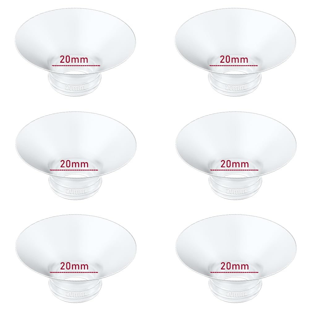 Flange Insert 20mm Compatible with Momcozy M5/M6/M9/Air1/W1/S12 pro/S9 pro/V1 pro/V2 pro Breast Pump Replacement Accessories