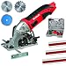 Produktbild Einhell Mini-Handkreissägen Set TC-CS 860/1 (450 W, max. 23 mm, Sägeblatt Ø 85 mm, Absaugadapter, Parallelanschlag, 2 Sägeblätter, 1 Diamant-Trennscheibe, Führungsschiene, Koffer)