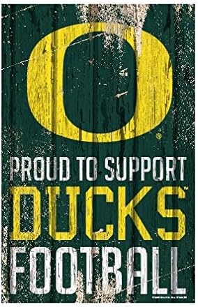 Wincraft NCAA Oregon Ducks Sports Fan Home Decor, Team Color, 11x17