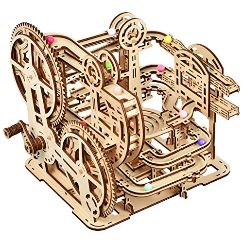 Eaclqins 3D Wooden Puzzle Marble Maze Puzzle Craft Toy - Wooden Mechanical Puzzle Assembly Model Building Kit, Gift For Adults And Teens Boys And Girls, Diy Wooden Puzzle Hobby Toys #TOP10