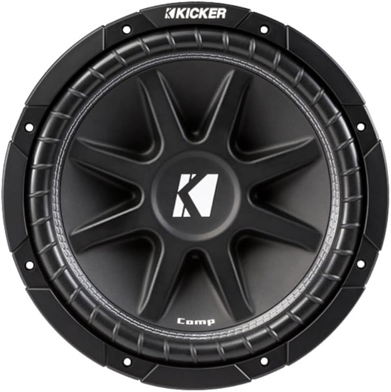 Kicker Comp subwoofer de 12 pulgadas 4 ohmios Car Audio Sub C124 Bass (renovado) | Bajos profundos para camionetas y SUV, listo para caja sellada o portada, bajos suaves y potentes, fácil actualización del sistema de fábrica