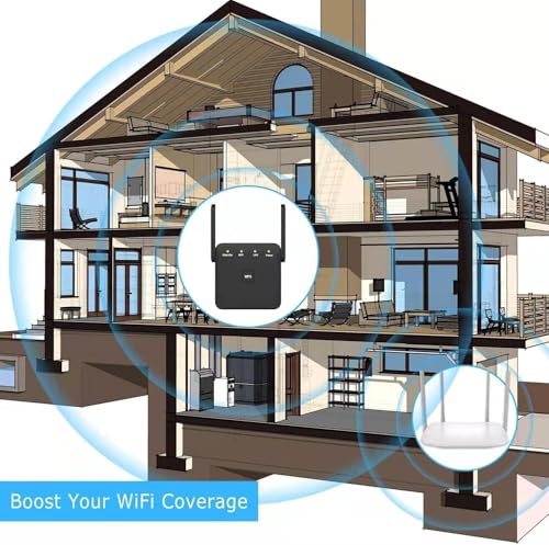 2026 Fastest WiFi Extender, WiFi Repeater, WiFi Booster, Covers Up to 10000 Sq.ft and 80 Devices, Internet Booster - with Ethernet Port, Quick Setup, Home Wireless Signal Booster