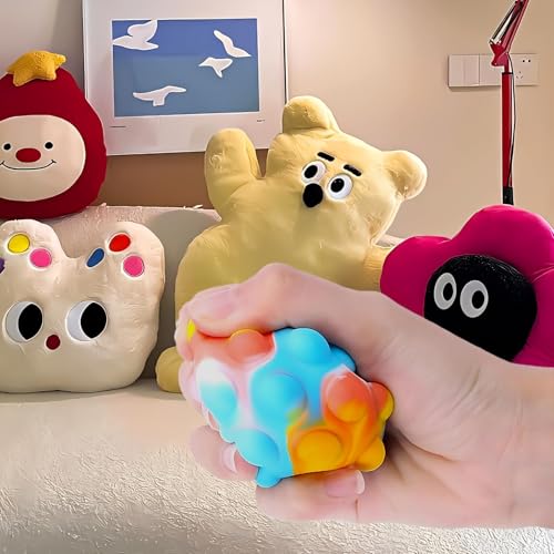 Gytera 12 Stück Stressballs, Anti Stress Spielzeug Bälle für Kinder und Erwachsene, Fidget Toys für Stressbälle, Stressball Squeeze Ball Set, Anti Stress Bälle für Zuhause, Büro, Schule