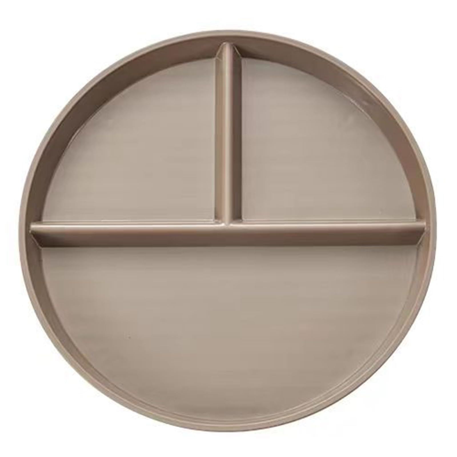 Buxuaaaa 22cm Simplistic Compartment Plate Serving Tray Suitable for Eating Microwave and Dishwasher Friendly Microwave Safe Dinnerware