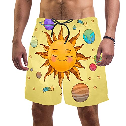 Short de bain pour homme étoiles m : idéal plage et beach-volley
