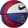 Nike Elite All Court N.100.4088.619.07 8P 2.0 Deflated Basketball Rubber and Synthetic Leather in Gym Red/Deep Royal Blue/Metallic Silver/Black, Size: 7 #1