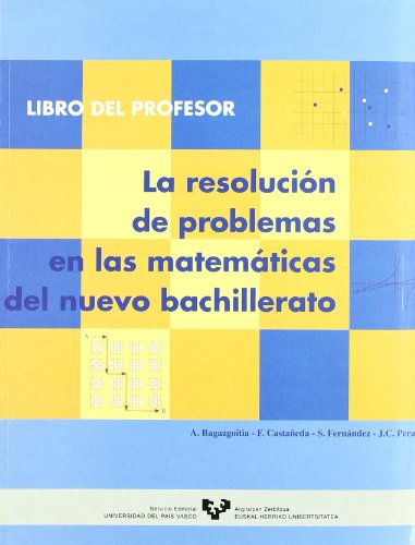Portada de La resolución de problemas en las matemáticas del nuevo bachillerato. Libro del profesor
