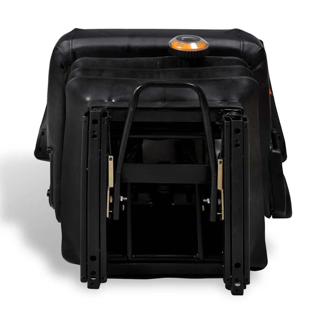 Sedile per trattore con sospensioni, design aperto, sedile in acciaio PVC con imbottitura in poliuretano, 106 x 60 x 52 cm, regolazione longitudinale 150 mm, per rimorchio giardino