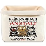 Regalo de despedida para colegas, cesta de pan divertida, pequeños regalos de Navidad para colegas, nuevos regalos de trabajo, cesta de panecillos, regalos colega, jefe