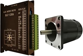 BLDC 35/70/105/140W Brushless Motor Driver Kit Nema23 57mm 3000rpm 0.11/0.22/0.33/0.45N.m DC 24V Hall 3PH 8mm Shaft 4 Poles for Medical Equipment (35W Motor-Driver)