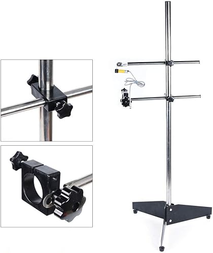 Miniatura 9 de RANZHIX Soporte de soporte de impresora de inyección de tinta de acero inoxidable, soporte ajustable para línea de producción automática equipo