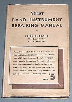 Hardcover Selmer Band Instrument Repairing Manual Book