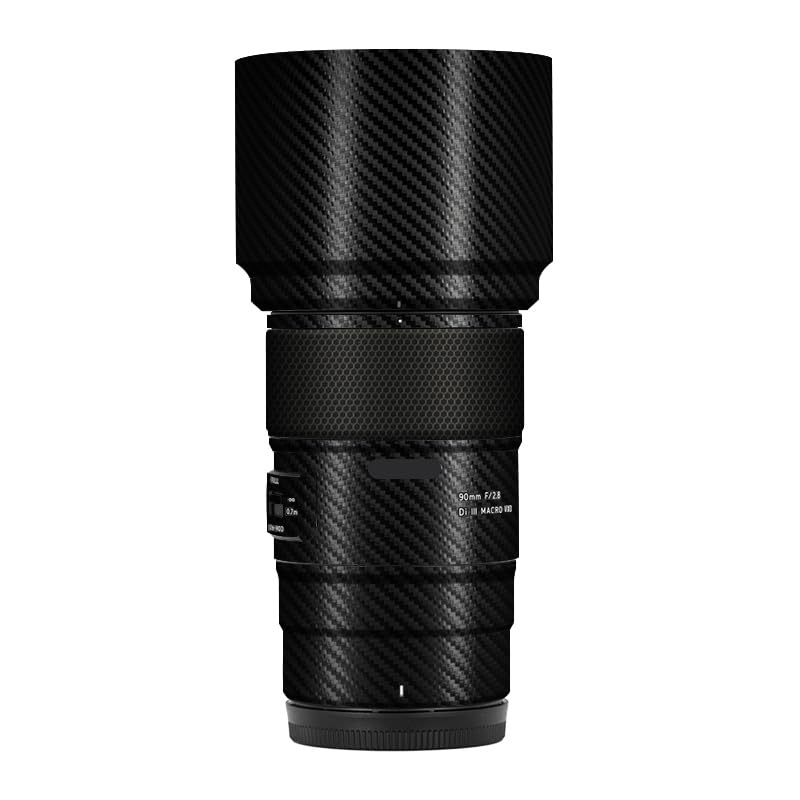 Film protection Tamron 90 mm F2.8 Nikon Z vinyle carbone