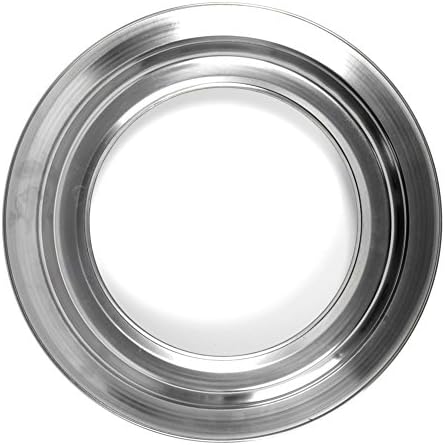 Faderr BBQ Grill Tray Pan Stainless Steel Cooking Smokeless Korean Style Non-Stick Griddle Plate for Outdoor Home Kitchen Roasting Camping Grilling (Sliver)