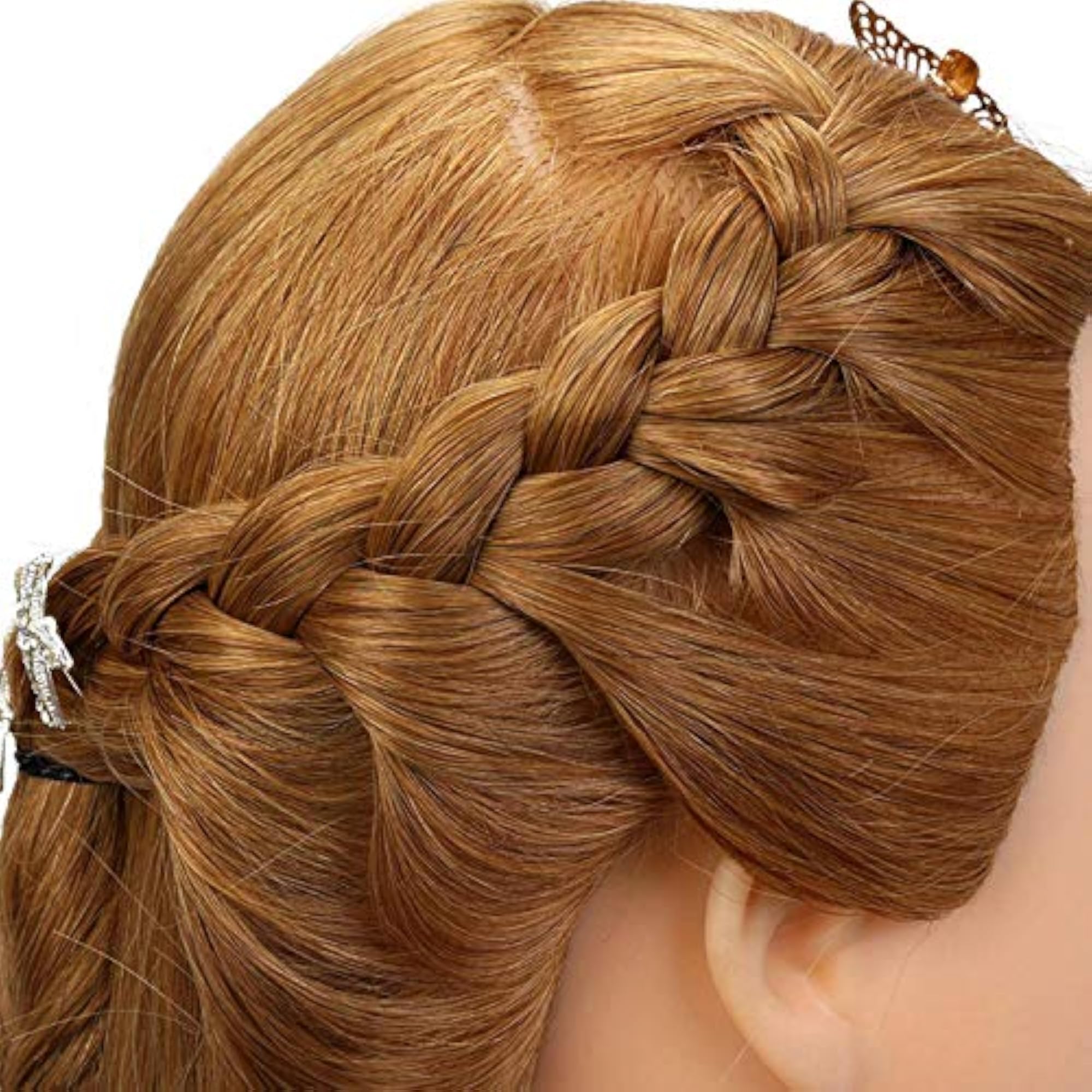 Human Hair Cosmetology Mannequin Training Head